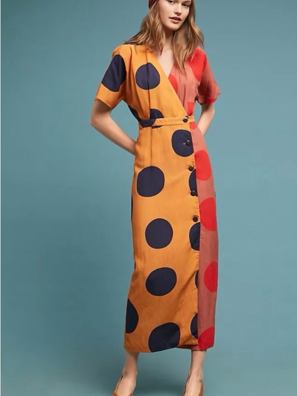 ISO Mara Hoffman Amrita Polka Dot Penny Dot Dress Size 8